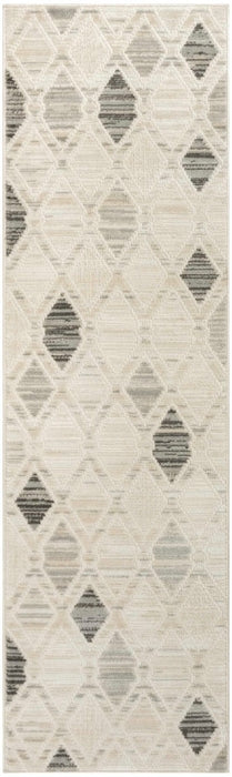 Nourison Serenity Home SRH08 Beige Grey Area Rug Runner