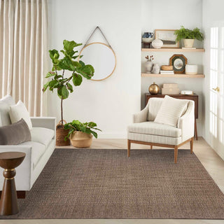 Nourison Tulum TLM01 Brown Area Rug Room Scene 1