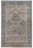 Rizzy Tuscany TUS717 Beige / Blue Area Rug 5 X 8
