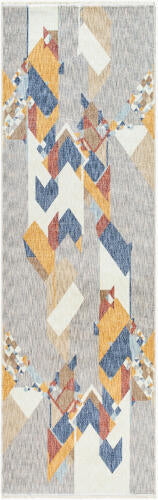 Livabliss Usonia USO-2307 White Area Rug by Frank Lloyd Wright Foundation