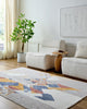 Livabliss Usonia USO-2307 White Area Rug by Frank Lloyd Wright Foundation