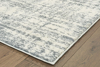 Oriental Weavers Verona 1803H Ivory/Grey Area Rug Corner On Wood