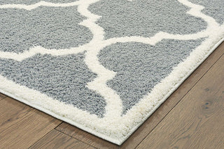 Oriental Weavers Verona 529H6 Grey/Ivory Area Rug Corner 