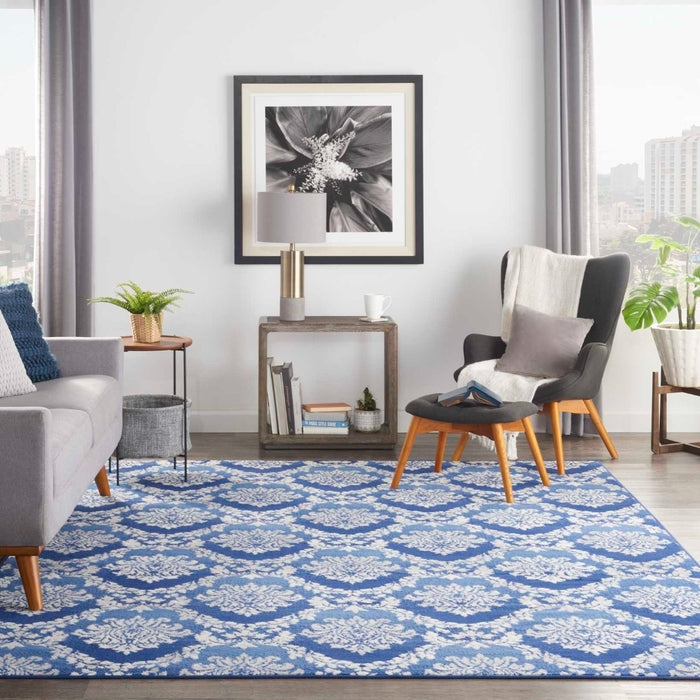 Nourison Whimsicle WHS01 Blue Area Rug Room Scene Featured 