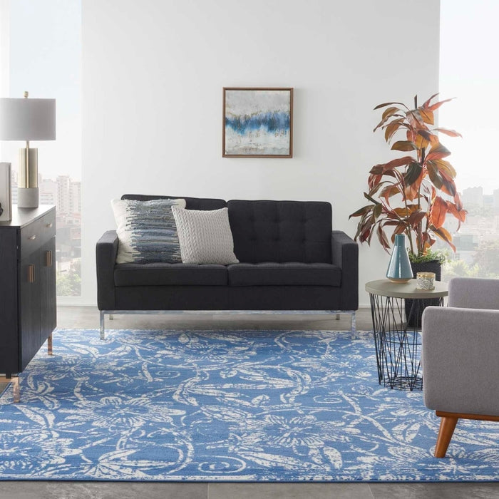 Nourison Whimsicle WHS05 Blue Area Rug Room Scene Featured 