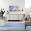 Nourison Whimsicle WHS16 Light Blue Ivory Area Rug Room Scene Featured 