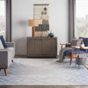 Nourison Whimsicle WHS17 Ivory Blue Area Rug Room Scene Featured 