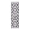 KAS Willow 1101 Charcoal Diamonds Area Rug Runner 