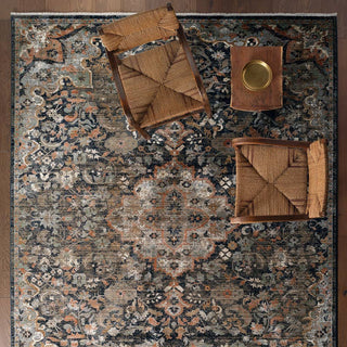 Jaipur Living Zefira Amena ZFA09 Black/Dark Taupe Area Rug Room Scene 2