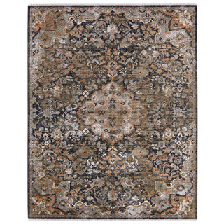 Jaipur Living Zefira Amena ZFA09 Black/Dark Taupe Area Rug 5 X 8