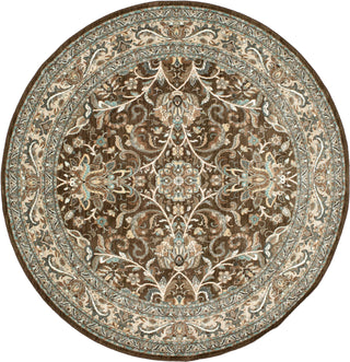 Karastan Euphoria Newbridge Brown Area Rug 8' Round 