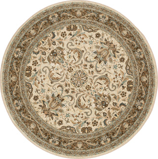 Karastan Euphoria Newbridge Sand Stone Area Rug 8' Round 