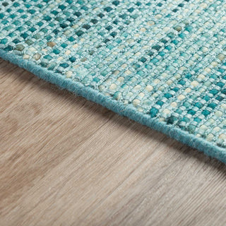 Dalyn Zion ZN1 Teal Area Rug Edge 