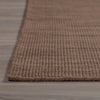Dalyn Monaco Sisal MC100 Chocolate Area Rug Corner 