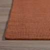 Dalyn Monaco Sisal MC100 Paprika Area Rug Corner 