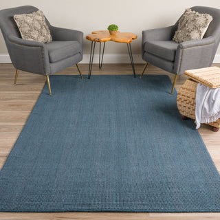 Dalyn Monaco Sisal MC300 Navy Area Rug Room Scene Featured 