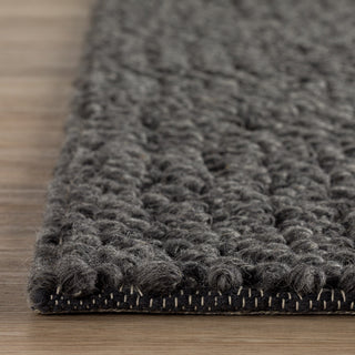 Dalyn Gorbea GR1 Charcoal Area Rug Corner 