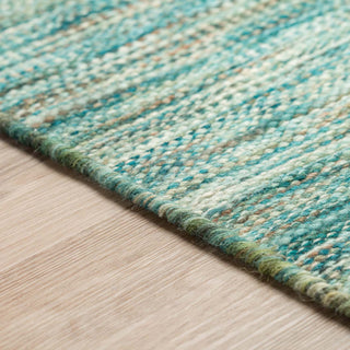 Dalyn Targon TA1 Turquoise Area Rug Edge 