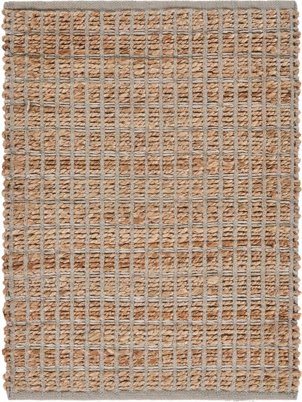 LR Home Natural Fiber 03341 Gray Area Rug