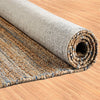 LR Resources Natural Fiber 3338 Navy Area Rug Rolled 