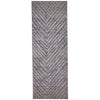 Feizy Waldor 3968F Gray Area Rug Runner