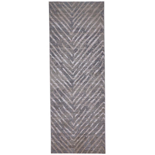 Feizy Waldor 3968F Gray Area Rug Runner