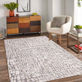 Karastan Cosmopolitan Sette Alabaster Area Rug Room Scene 3