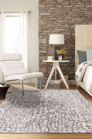Karastan Cosmopolitan Sette Alabaster Area Rug Room Scene Featured