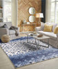 Karastan Cosmopolitan Netherlands Indigo Area Rug by Patina Vie Room Scene Featured