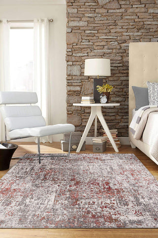 Karastan Enigma Metamorphic Clay Area Rug Room Scene Featured 