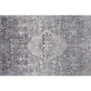 Feizy Sarrant 3966F Gray/Silver Area Rug Close Up 