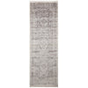 Feizy Sarrant 3966F Gray/Silver Area Rug Runner 