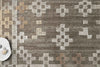 Loloi Akina AK-01 Charcoal / Taupe Area Rug Close Up