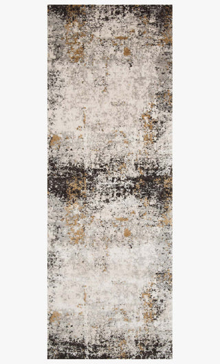 Loloi II Alchemy ALC-02 Granite/Gold Area Rug 2'8''x 7'6'' Runner