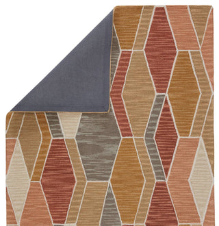 Jaipur Living Amado Sade AMA01 Orange/Gold Area Rug - Folded Corner