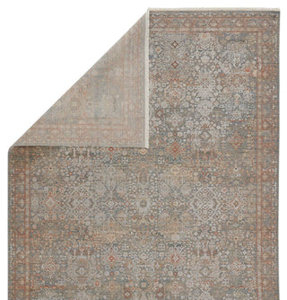 Jaipur Living Astaria Hartlin ATA01 Blue/Orange Area Rug- Folded Corner