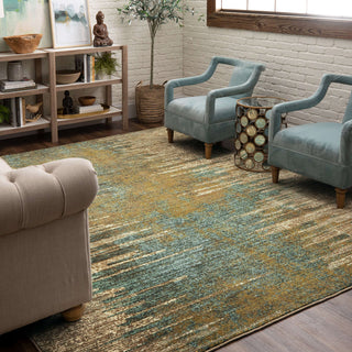 Karastan Touchstone Arielle Bronze by Virginia Langley Area Rug Room Scene 2