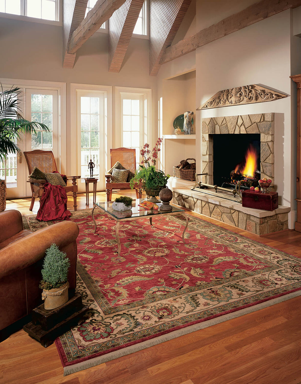Karastan Ashara Agra Red Featured
