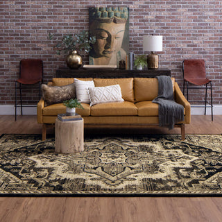 Karastan Elements Augustine Onyx Area Rug Featured