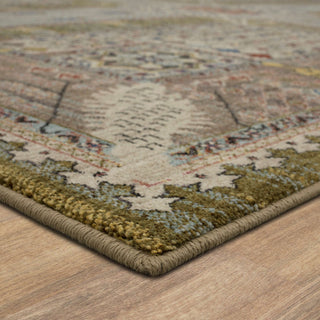 Karastan Pandora Avarice Dark Beige Area Rug Corner 