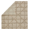 Jaipur Living Brentwood by Barclay Butera Mandeville BBB02 Beige/Gray Area Rug - Folded Corner