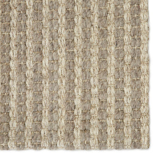 Jaipur Living Bombay Fetia BOB03 Light Gray/ Area Rug - Close up