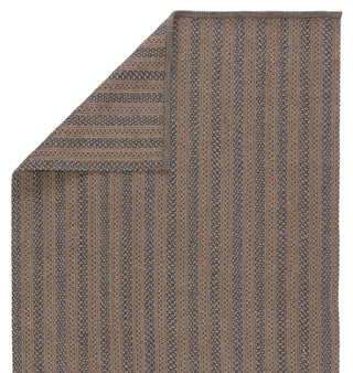 Jaipur Living Brontide Madaket BRO01 Taupe/Gray Area Rug - Folded Corner