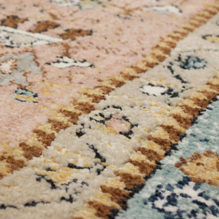 Karastan Zephyr Bidjar Robin's Egg Area Rug Close Up 