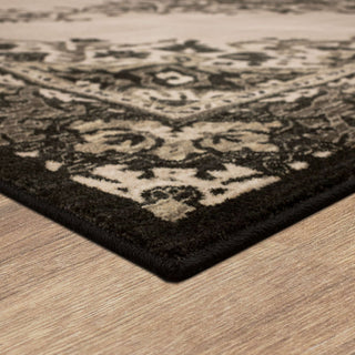 Karastan Elements Bosa Onyx Area Rug Corner Close up
