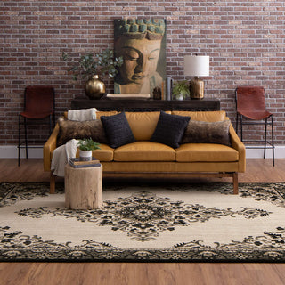Karastan Elements Bosa Onyx Area Rug Room Scene Featured