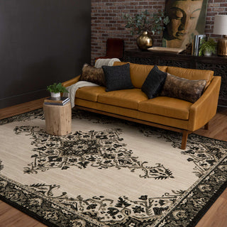 Karastan Elements Bosa Onyx Area Rug Room Scene 2