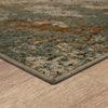 Karastan Elements Brockway Grey Area Rug Corner 