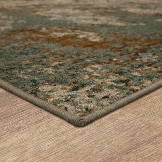 Karastan Elements Brockway Grey Area Rug Corner 