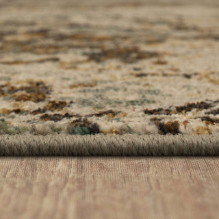 Karastan Elements Brockway Grey Area Rug Binding 